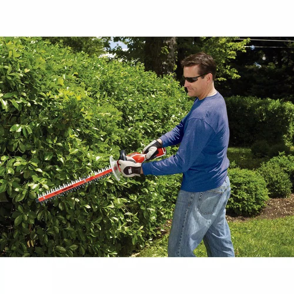 BLACK+DECKER 24 in. 40V MAX Cordless Lithium-Ion Hedge Trimmer with 1.5 Ah Battery and Charger