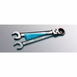 Capri Tools 8-Piece SAE 100-Tooth Flex-Head Ratcheting Combination Wrench Set thumbnail 4