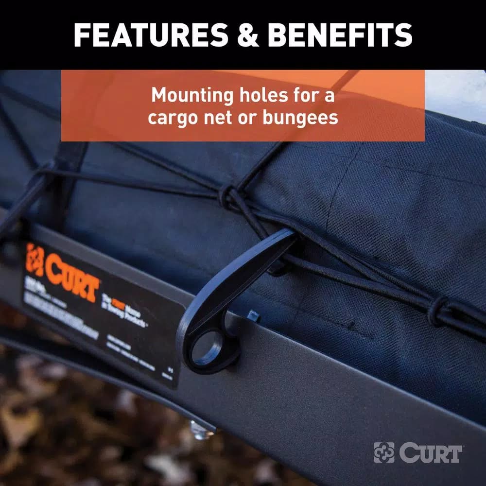 CURT Aluminum Bolt-Together Hitch Cargo Carrier, 300 lb. Capacity, 2 in. Receiver