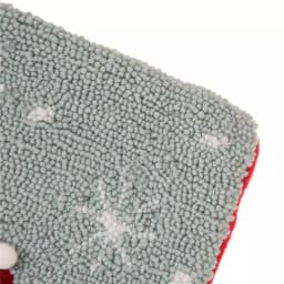 Glitzhome 19 in. Polyester Fox Hooked Christmas Stockings, 2-Pack thumbnail 4