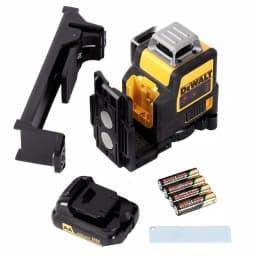 DEWALT DW0811LR 2 x 360° Red Line Laser Level with Case and AA Batteries thumbnail 6