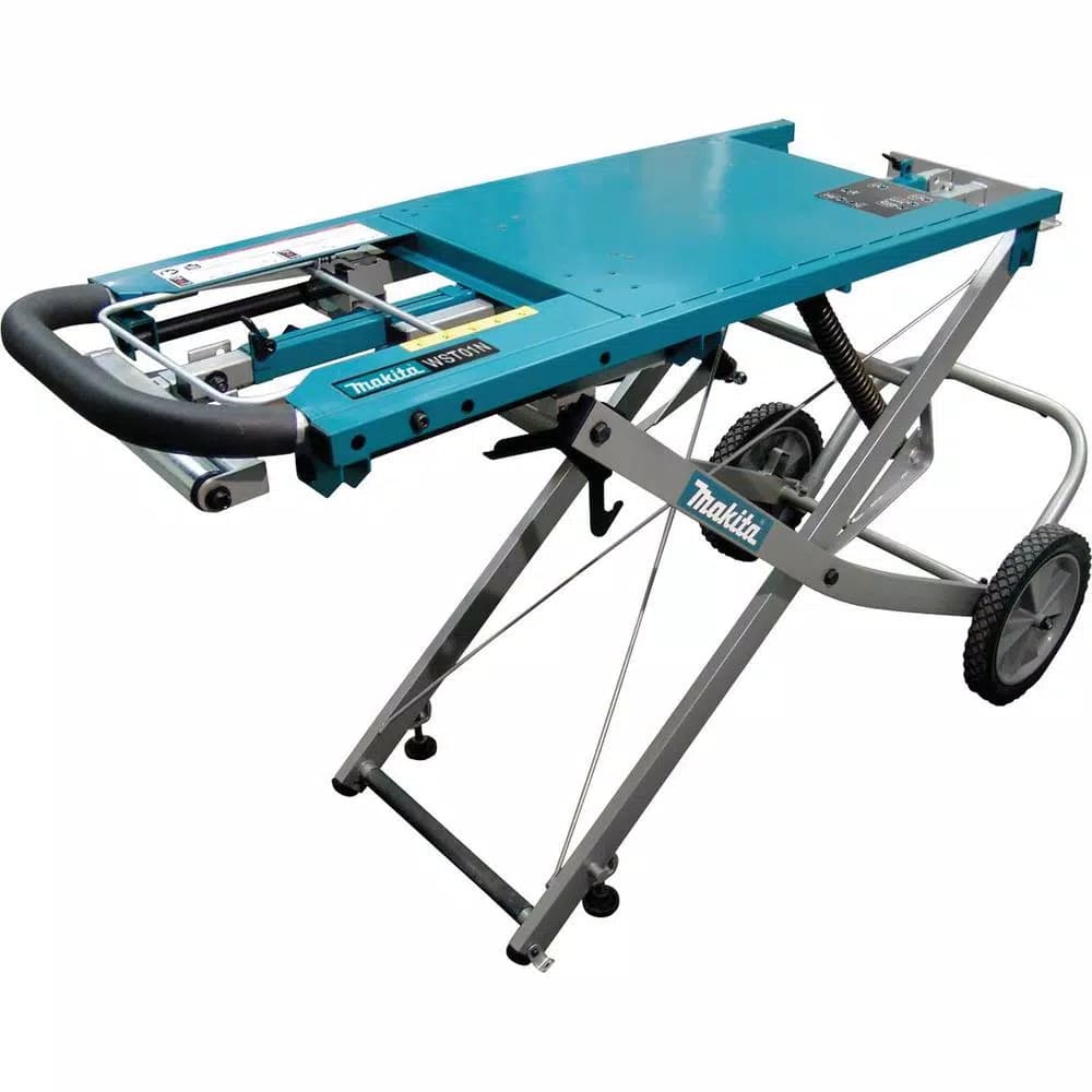 Makita WST01N Large Rising Base Miter Saw Stand with 9 ft. Material Support