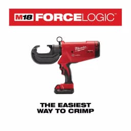 Milwaukee M18 FORCE LOGIC 750 MCM Cordless Crimper Kit with EXACT Copper U-Style Dies thumbnail 4