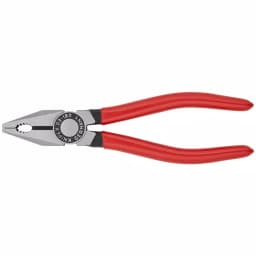 KNIPEX 7.25 in. Heavy Duty Forged Steel Combination Pliers, 60 HRC Cutting Edge thumbnail 4