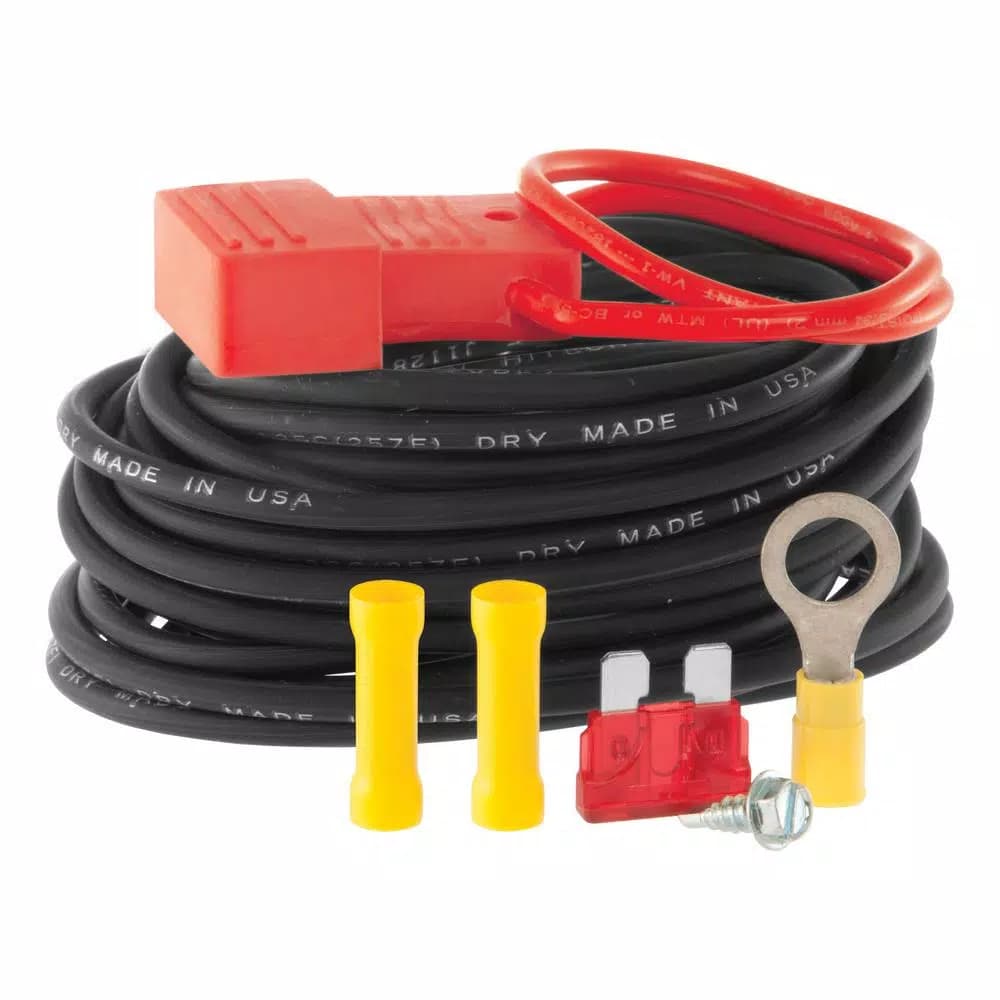 CURT 55151 Powered Converter Wiring Kit, 10 Amp