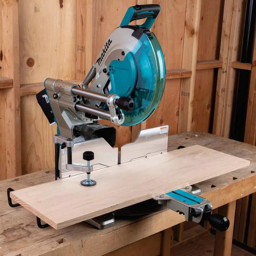 Makita 12 in. 15 Amp Dual-Bevel Sliding Compound Miter Saw with Laser (LS1219L)