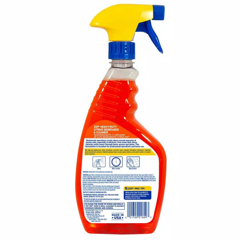 ZEP Heavy-Duty Citrus Degreaser, 24 oz. Multi-Purpose Cleaner
