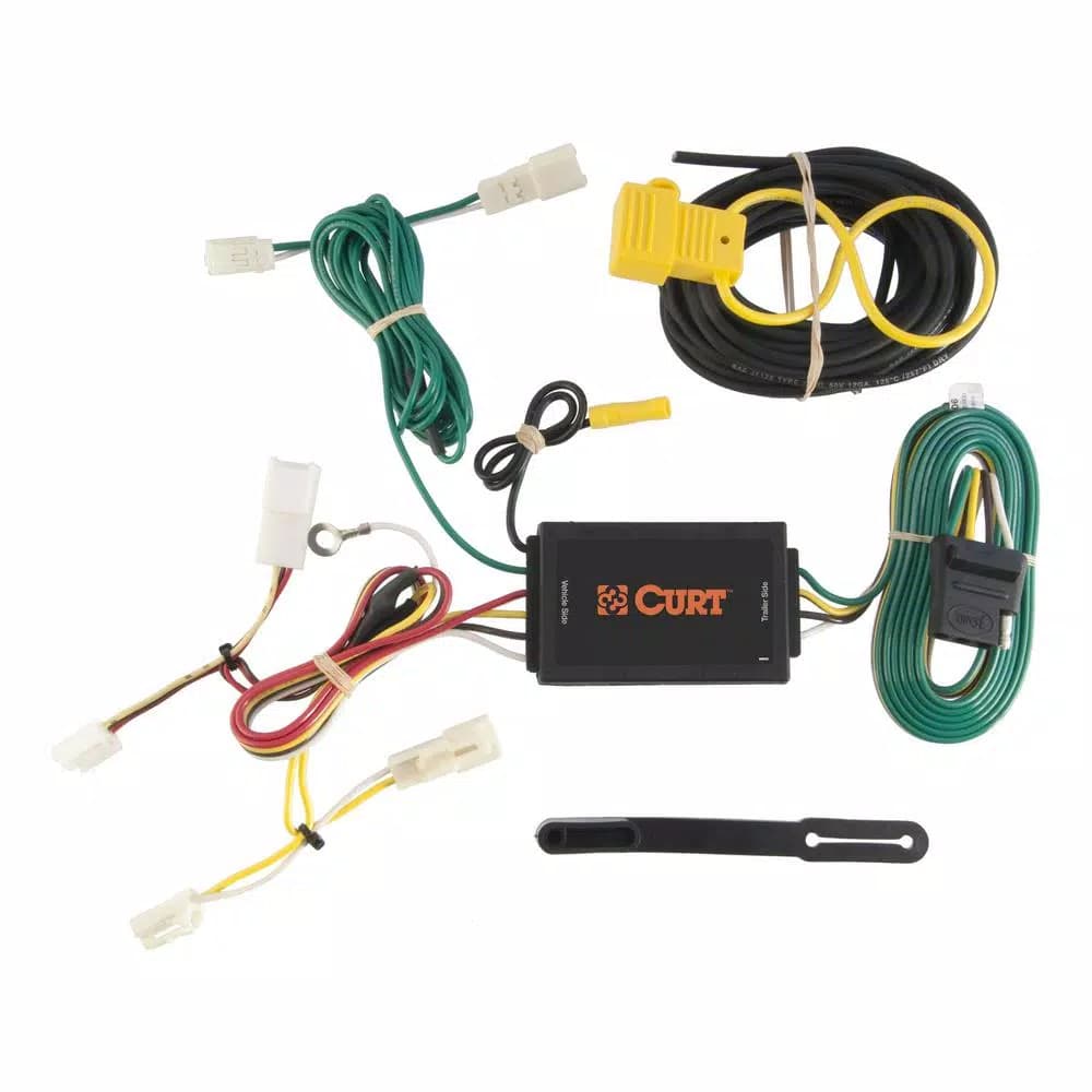 CURT Custom Vehicle-Trailer Wiring Harness for Toyota Sienna, 4-Way Flat Output T-Connector