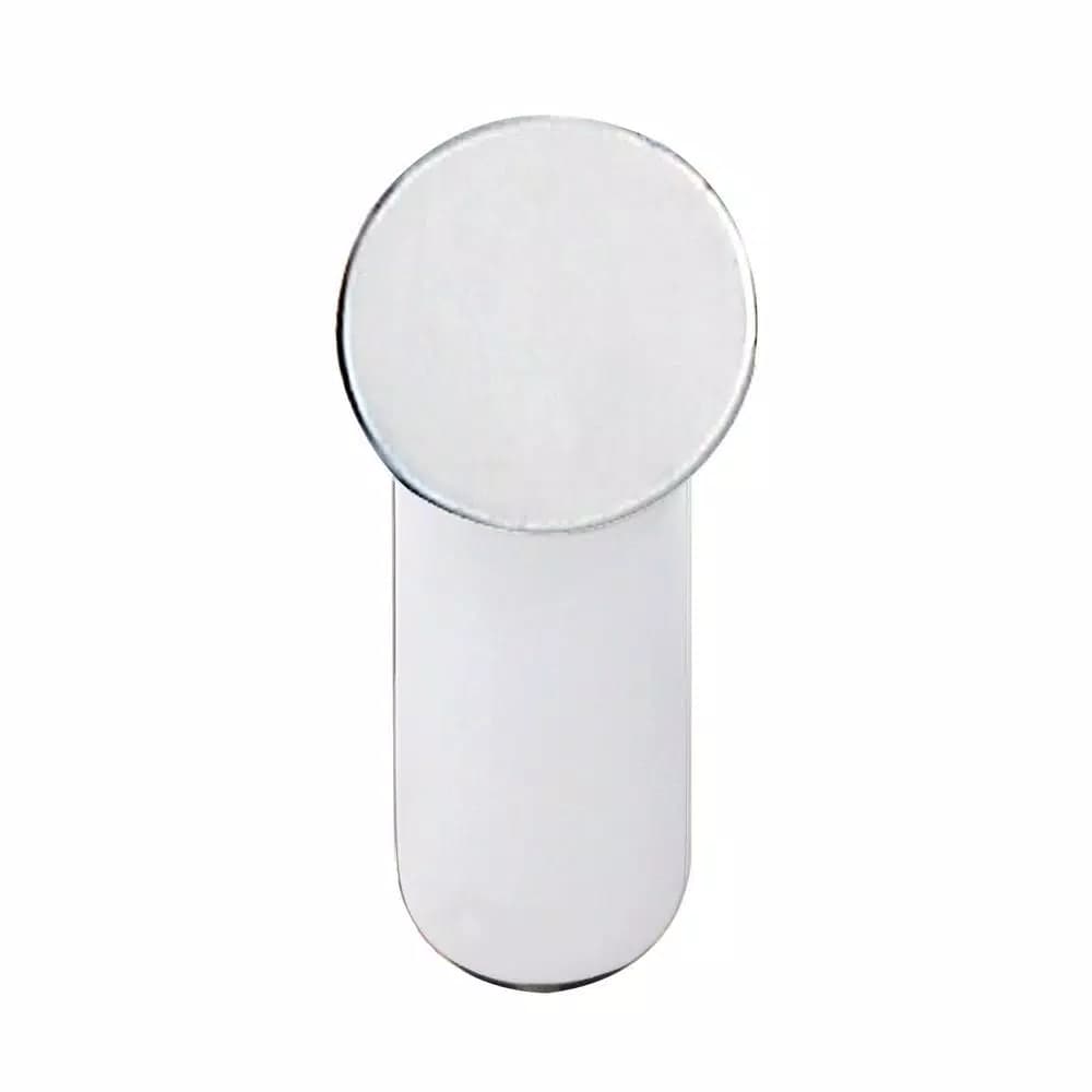 MODONA Oval Single Robe and Towel Hook, Polished Chrome