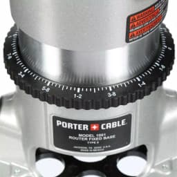 Porter-Cable 1.75 HP Fixed Base Router Kit, 11 Amp, 27500 RPM thumbnail 5