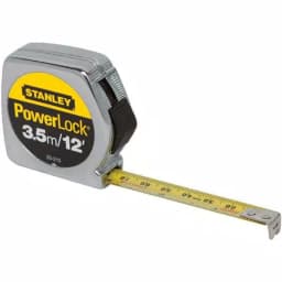 Stanley PowerLock 12 ft. x 1/2 in. Tape Measure, Metric/SAE Dual Scale with Cast-Metal Housing thumbnail 2