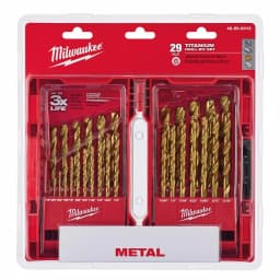 Milwaukee Thunderbolt Titanium Coated Twist Drill Bit Set, 29-Piece thumbnail 4
