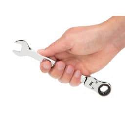 TEKTON 9/16 in. Flex-Head Ratcheting Combination Wrench thumbnail 2