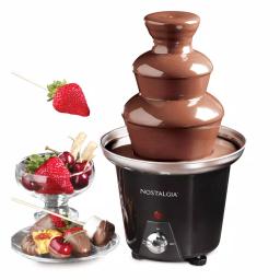 Nostalgia CFF965 3-Tier Chocolate Fountain, 1.5 lb Capacity, Black thumbnail 2