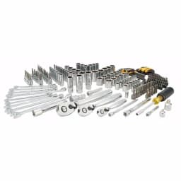 DEWALT 200-Piece Mechanics Tool Set with 1/4 in., 3/8 in., and 1/2 in. Drive, Polished Chrome thumbnail 6