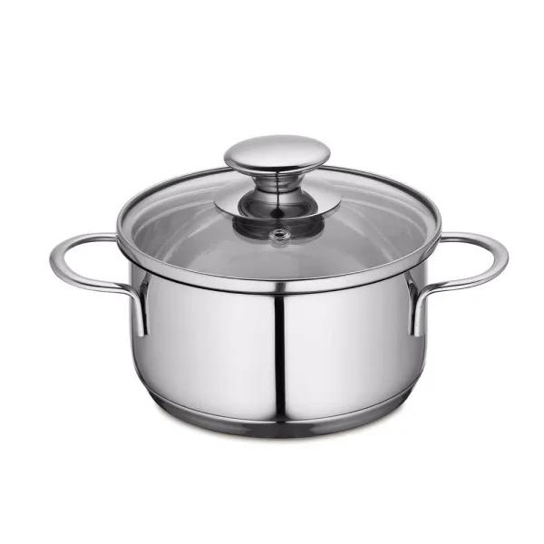 Frieling Kuchenprofi 1 qt. Stainless Steel Stock Pot with Vented Glass Lid
