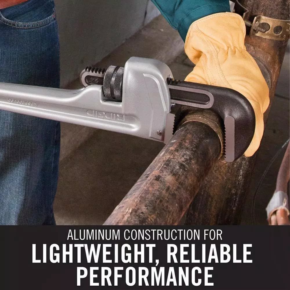RIDGID 824 24 in. Aluminum Straight Pipe Wrench