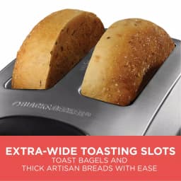 Black+Decker 2-Slice Stainless Steel Pop-Up Toaster with Browning Control thumbnail 5