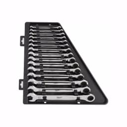 Milwaukee 15-Piece Metric Ratcheting Combination Wrench Set thumbnail 1