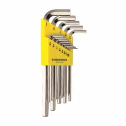 Bondhus 13-Piece SAE Long Arm L-Wrench Hex Key Set with BriteGuard Finish thumbnail 1