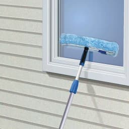 Unger Pro 14 in. Window Scrubber with Microfiber Sleeve and Connect and Clean Locking System thumbnail 5