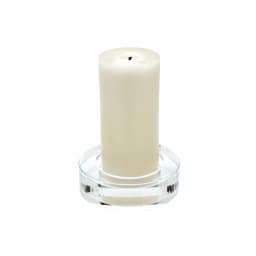 Titan Lighting Fluted Crystal Candle Holder Set of 2 - Hand-Cut Glam Decor thumbnail 1