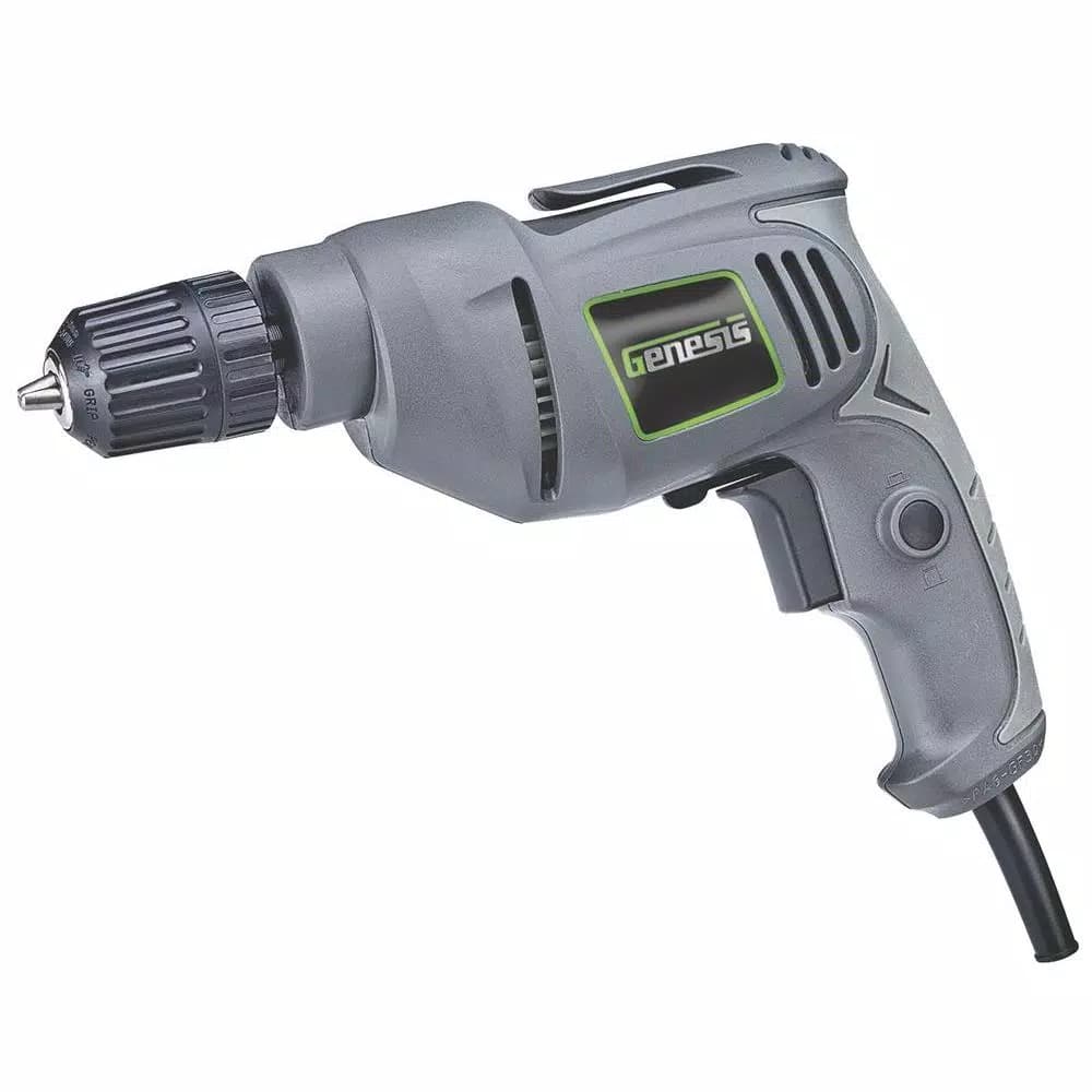 Genesis GD38B 4.2 Amp Variable Speed Corded Drill with 3/8 in. Keyless Chuck