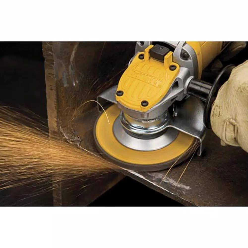 DEWALT DWE4120 9-Amp 4-1/2 in. Corded Small Angle Grinder with Paddle Switch