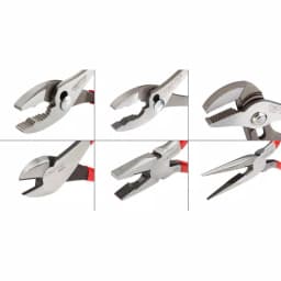 TEKTON 6-Piece Professional Plier Set with High-Leverage Cutting and Versatile Jaws thumbnail 2