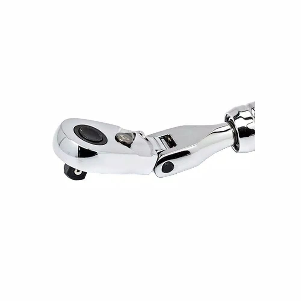 Husky 3/8 in. Drive Flex-Head Extendable Ratchet, 10 in. to 15 in.