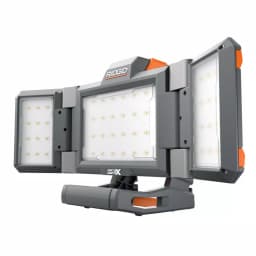 RIDGID 18V Hybrid Folding Panel LED Work Light, 2500 Lumens thumbnail 1