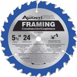 Avanti Pro 5-1/2 in. x 24-Teeth Framing Circular Saw Blade thumbnail 1