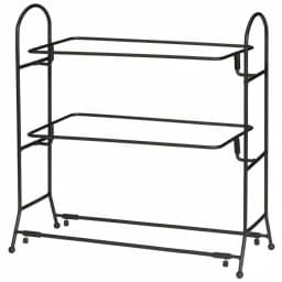 Unbranded CreativeWare Island Breeze 3-Tier Buffet Server Set with Ceramic Platters and Water Hyacinth Basket thumbnail 6