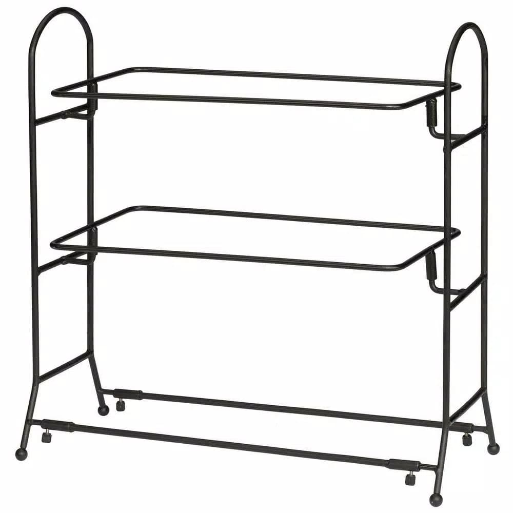 Unbranded CreativeWare Island Breeze 3-Tier Buffet Server Set with Ceramic Platters and Water Hyacinth Basket