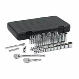GEARWRENCH 57-Piece 3/8 in. Drive 6-Point SAE/Metric Ratchet and Socket Set thumbnail 1