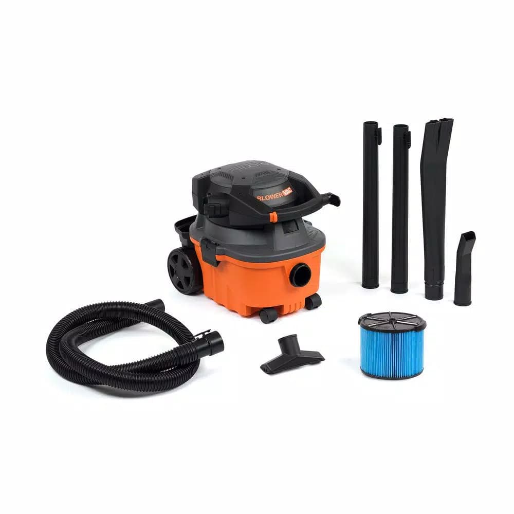 RIDGID 4 Gal. 6.0 Peak HP Wet/Dry Vacuum with Detachable Handheld Blower