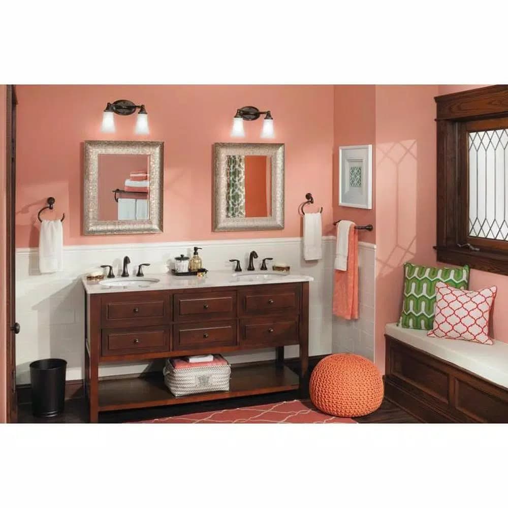 MOEN Eva 24 in. Single Towel Bar in Oil Rubbed Bronze