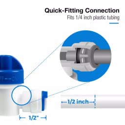 iSpring Ice Maker Kit for Reverse Osmosis Systems with 20ft Tubing and Brass Fitting thumbnail 3