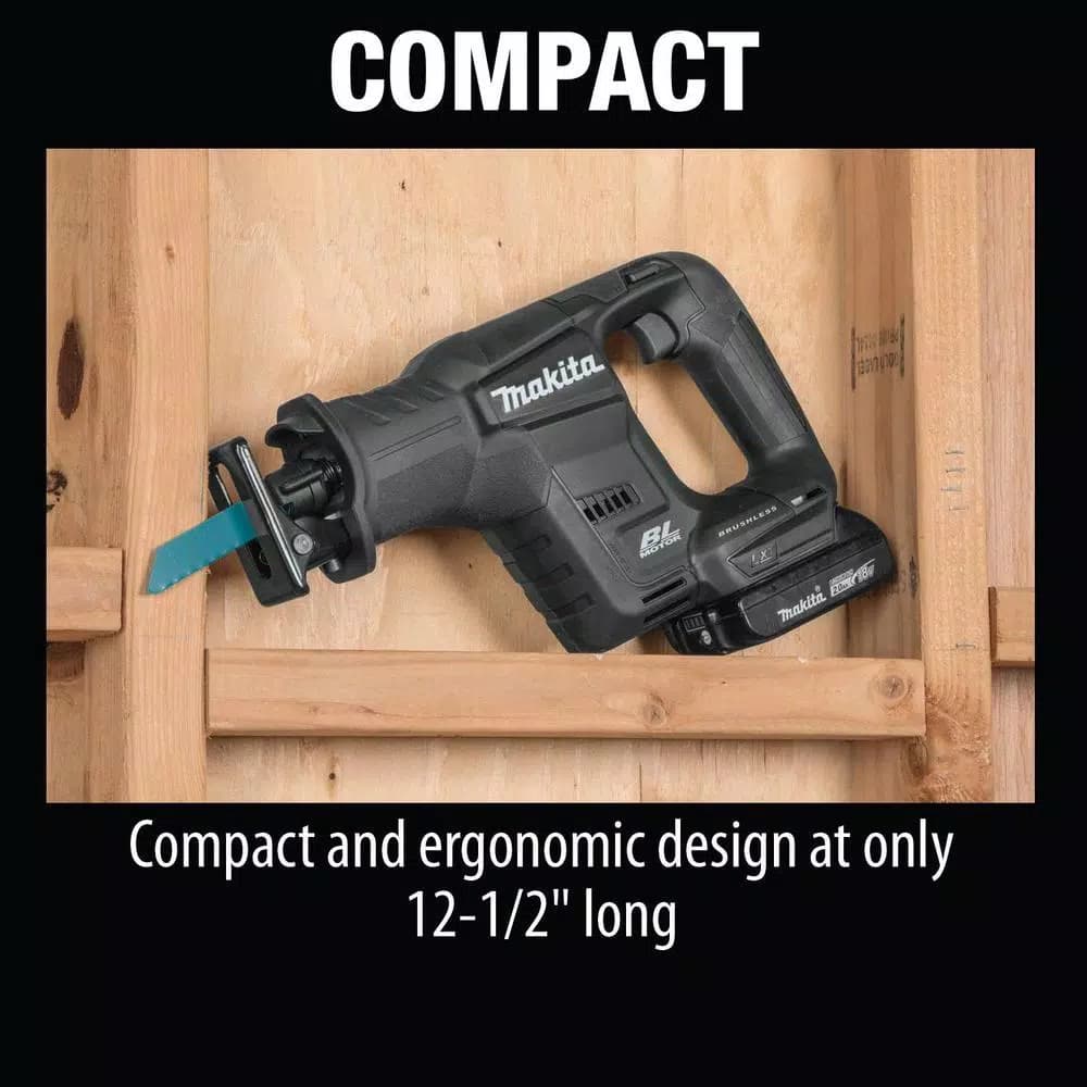 Makita 18V LXT Sub-Compact Brushless Cordless Reciprocating Saw Kit (2.0 Ah)