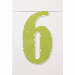 Jeff McWilliams Designs 18 in. Oversized Unfinished Wood Number 6 Wall Decor thumbnail 2
