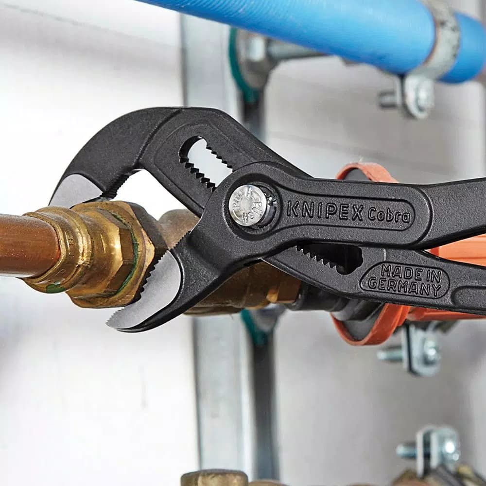 KNIPEX 3-Piece Pliers Set with Combination, Diagonal, and Cobra Water Pump Pliers