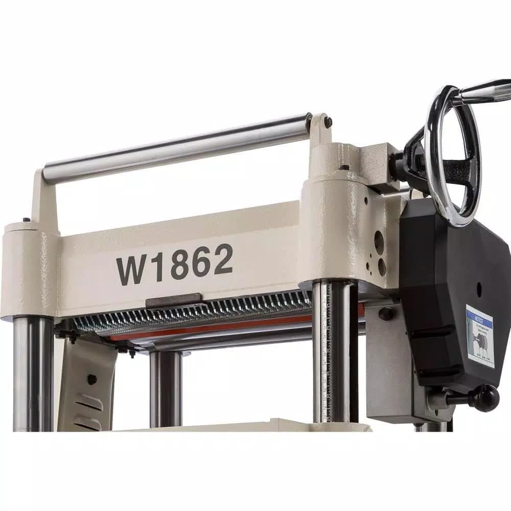 Shop Fox 15 in. Stationary Thickness Planer with 3-Knife Cutterhead, 3 HP, 240V
