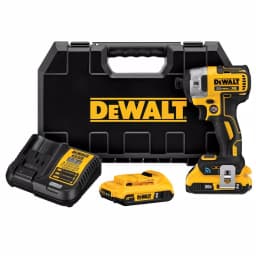 DEWALT 20V MAX XR Brushless 1/4 in. Impact Driver Kit with (2) 2.0 Ah Batteries & Charger thumbnail 1