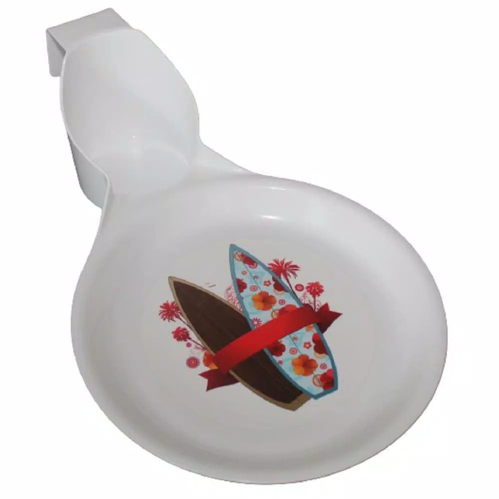 Unbranded Surfboard Design Food and Drink Holder, 32-Piece Set, Durable Plastic Serveware