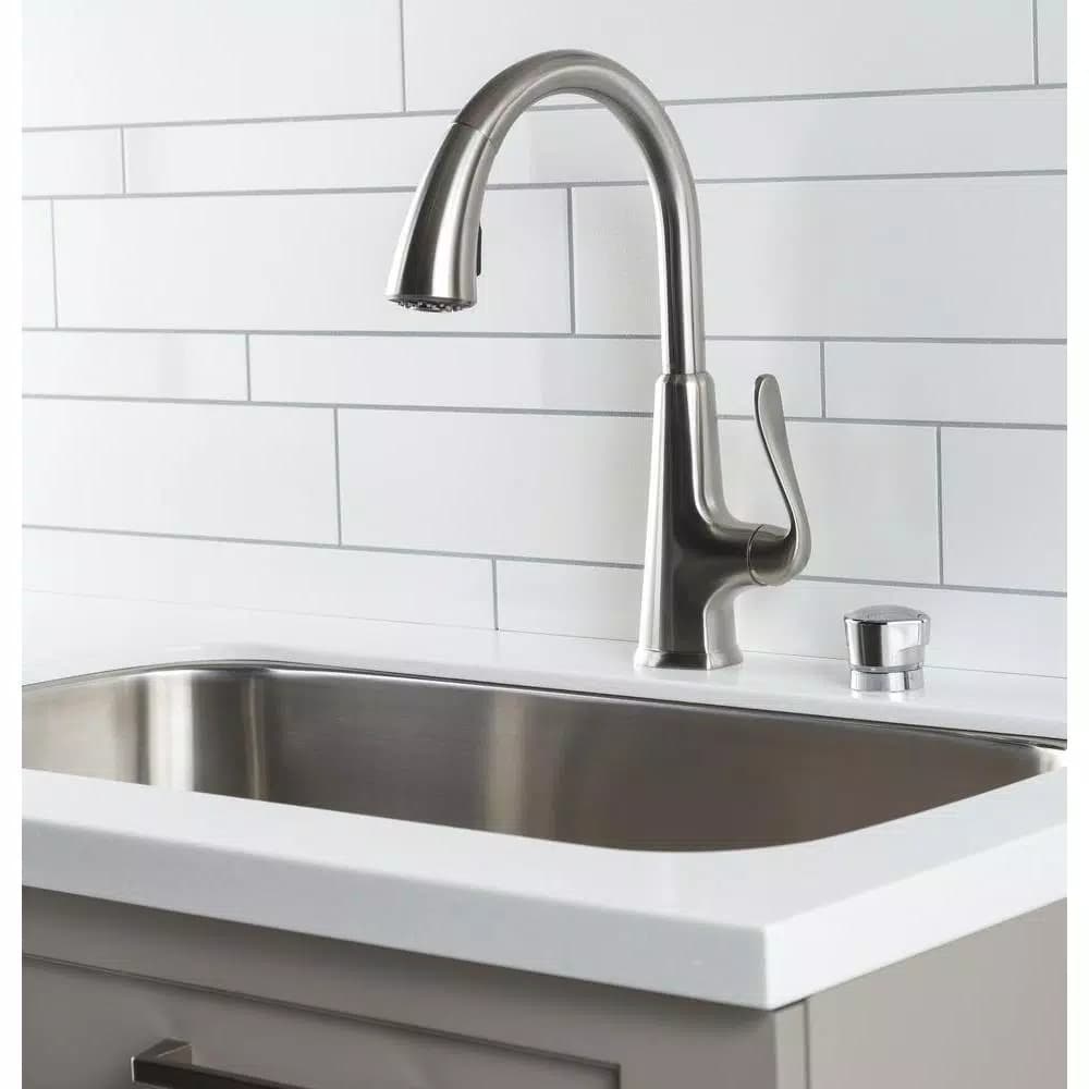 GE Under Sink Dual Flow Water Filtration System, NSF Certified, Reduces Lead & Chlorine