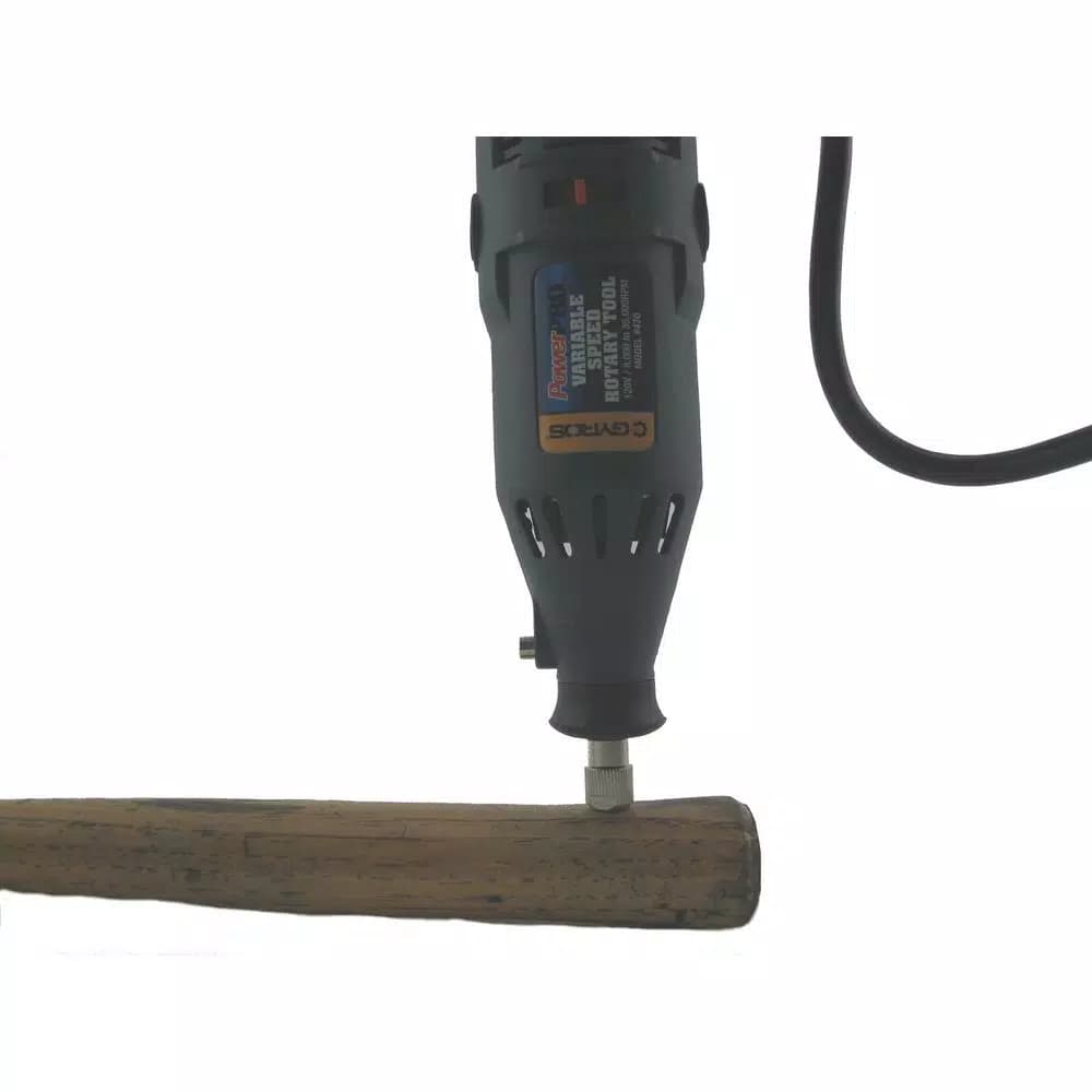 Gyros PowerPro Variable Speed Rotary Tool Kit with 85 Accessories