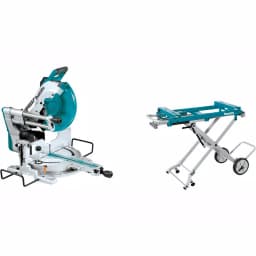 Makita 12 in. 15-Amp Dual-Bevel Sliding Compound Miter Saw with Laser and Portable Stand thumbnail 1