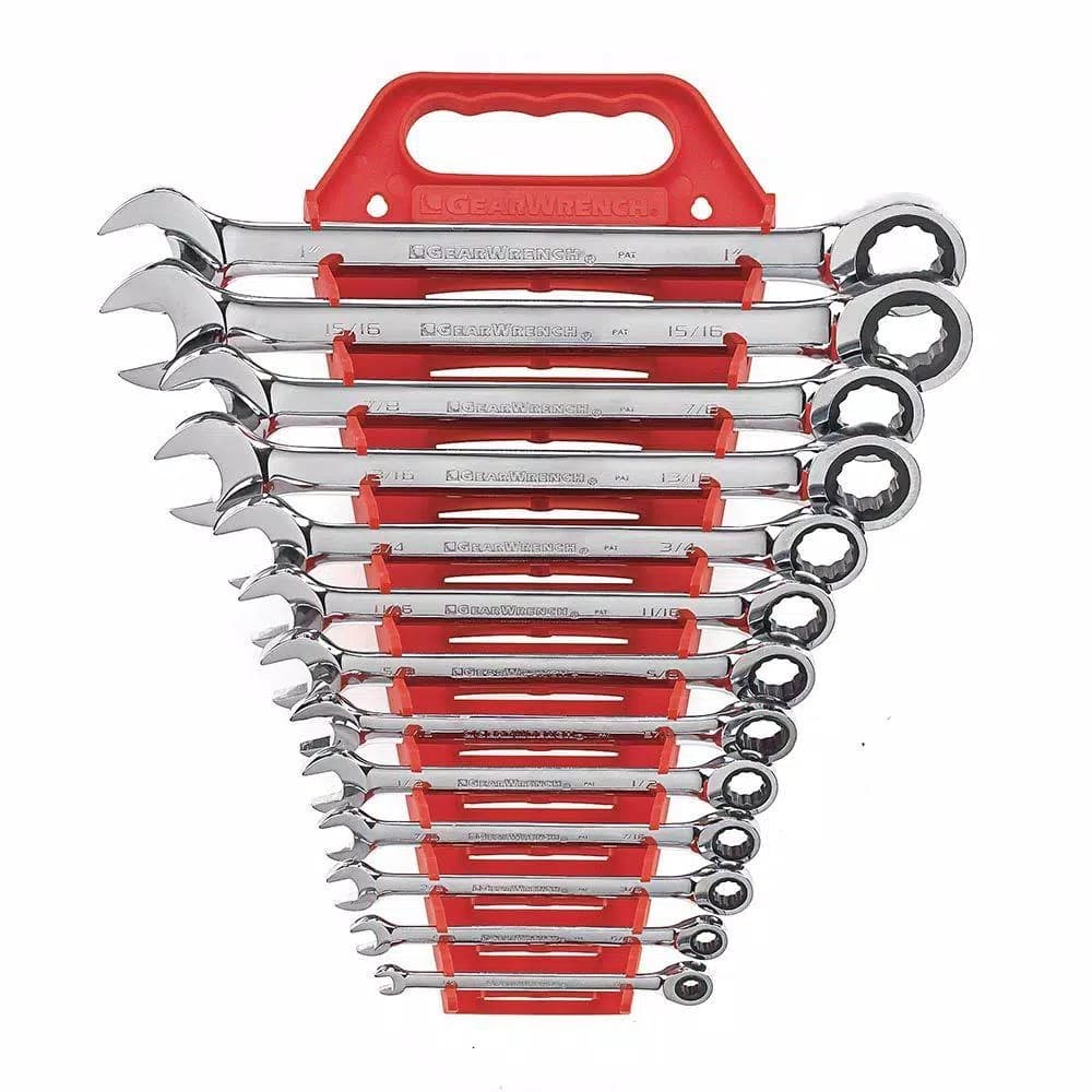 Gearwrench 13-Piece SAE Master Combination Ratcheting Wrench Set