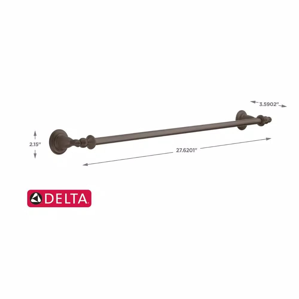Delta Victorian 24 in. Single Towel Bar in Venetian Bronze