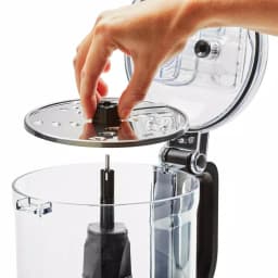 KitchenAid 7-Cup 3-Speed Contour Silver Food Processor with Locking Lid and Stainless Steel Blades thumbnail 2